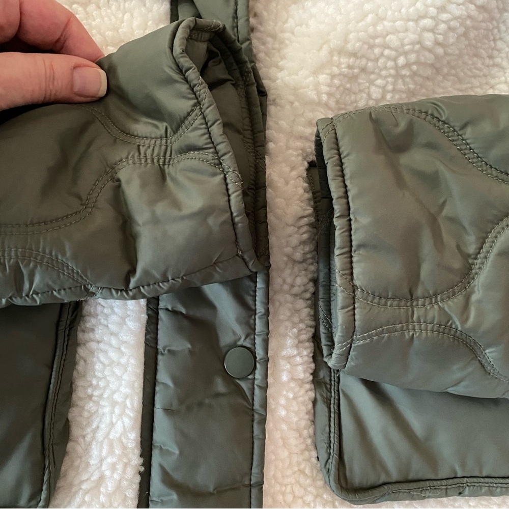 Athleta Fleece Hybrid cropped jacket - Picture 5 of 12